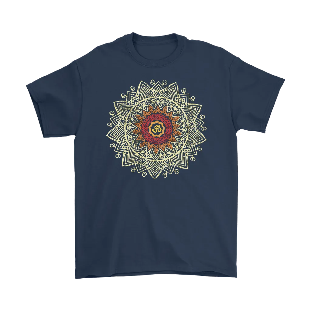 Om Mandala T-shirt, Gift for Meditation, Om Mandala Yoga Shirt, Mandala T-shirt