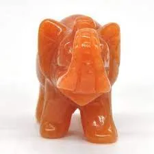 Orange Aventurine Elephant Crystal