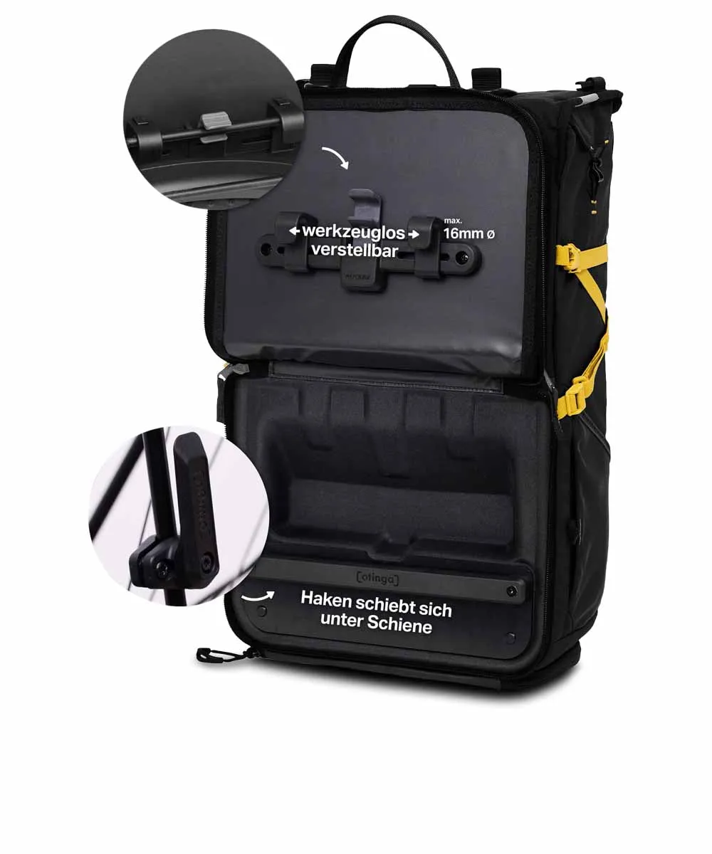 OTINGA Bike and Hike Fahrrad-Rucksack