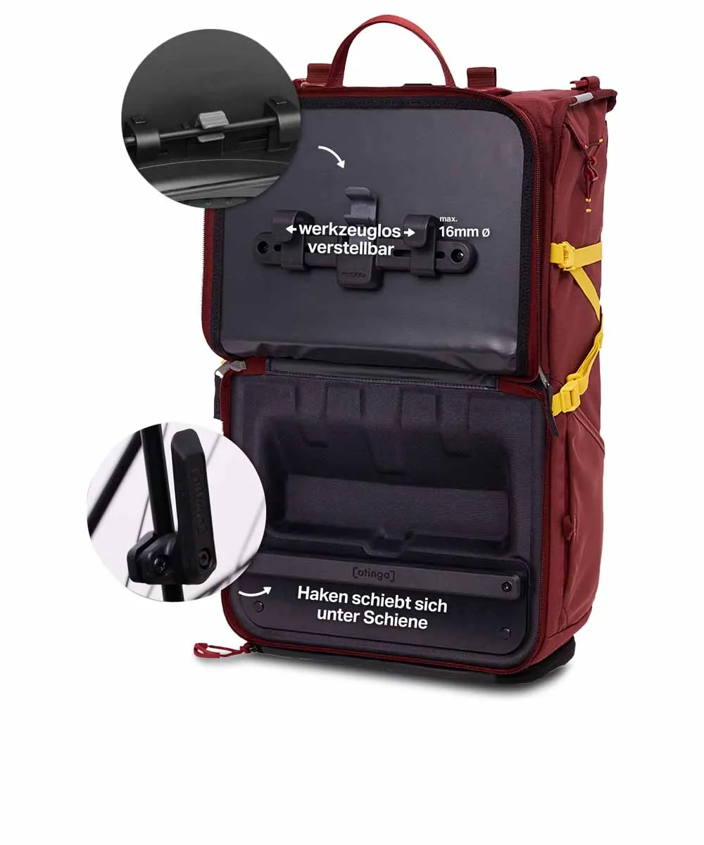 OTINGA Bike and Hike Fahrrad-Rucksack