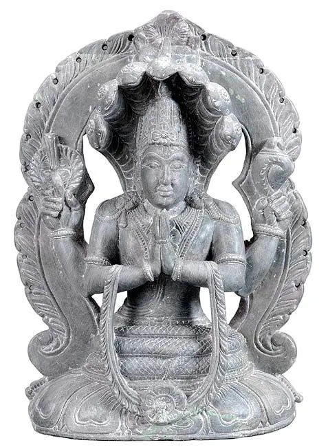 'Patanjali' Incarnation of Adisesha - Stone Sculpture
