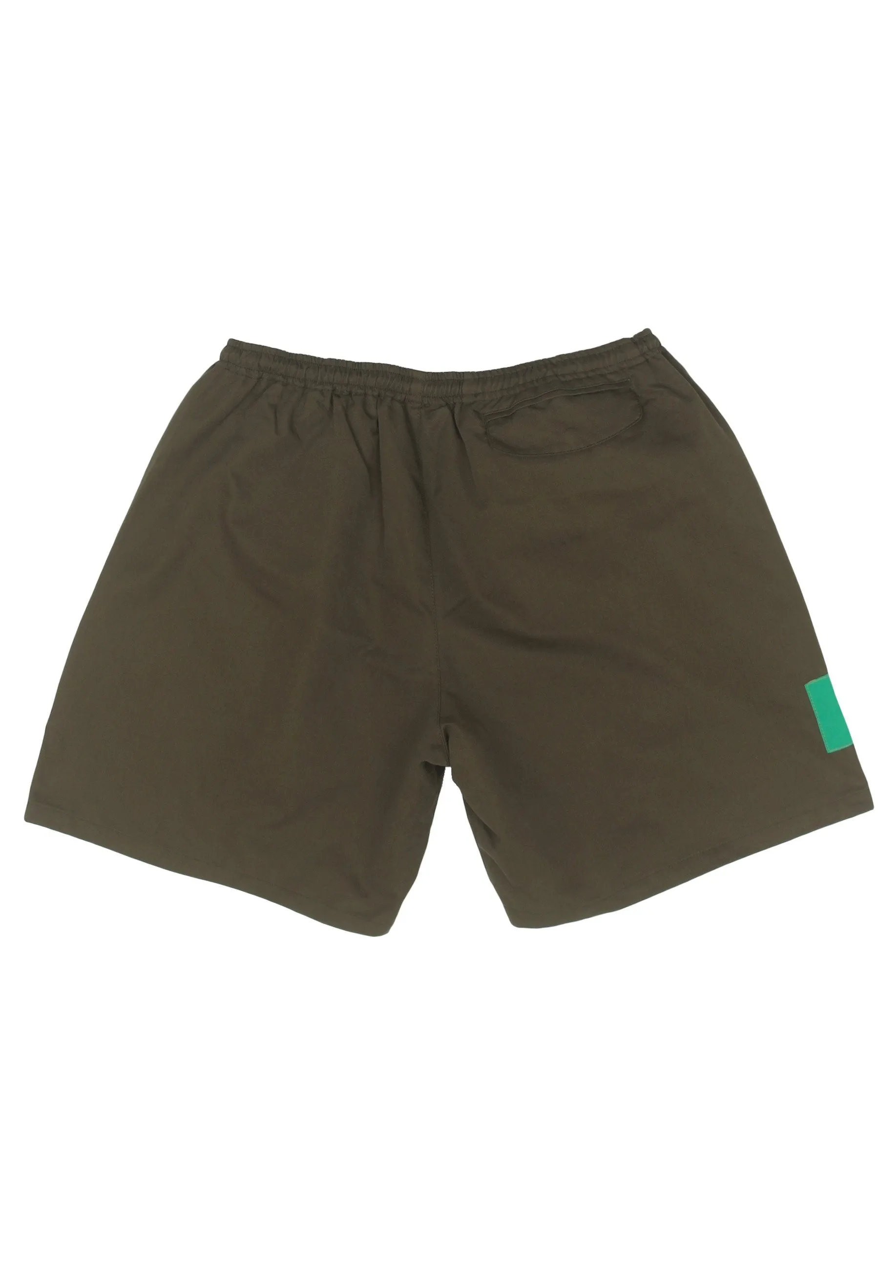 Patch Shorts - Olive