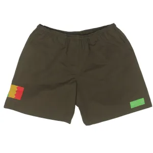 Patch Shorts - Olive