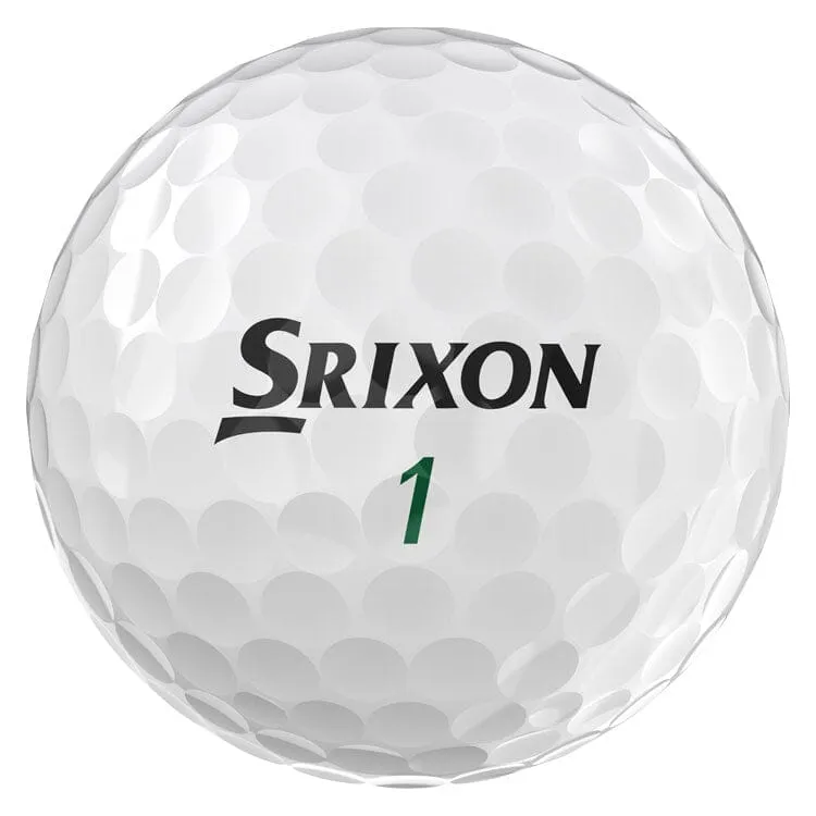 Pelotas de golf blancas Srixon Soft Feel, paquete de 12