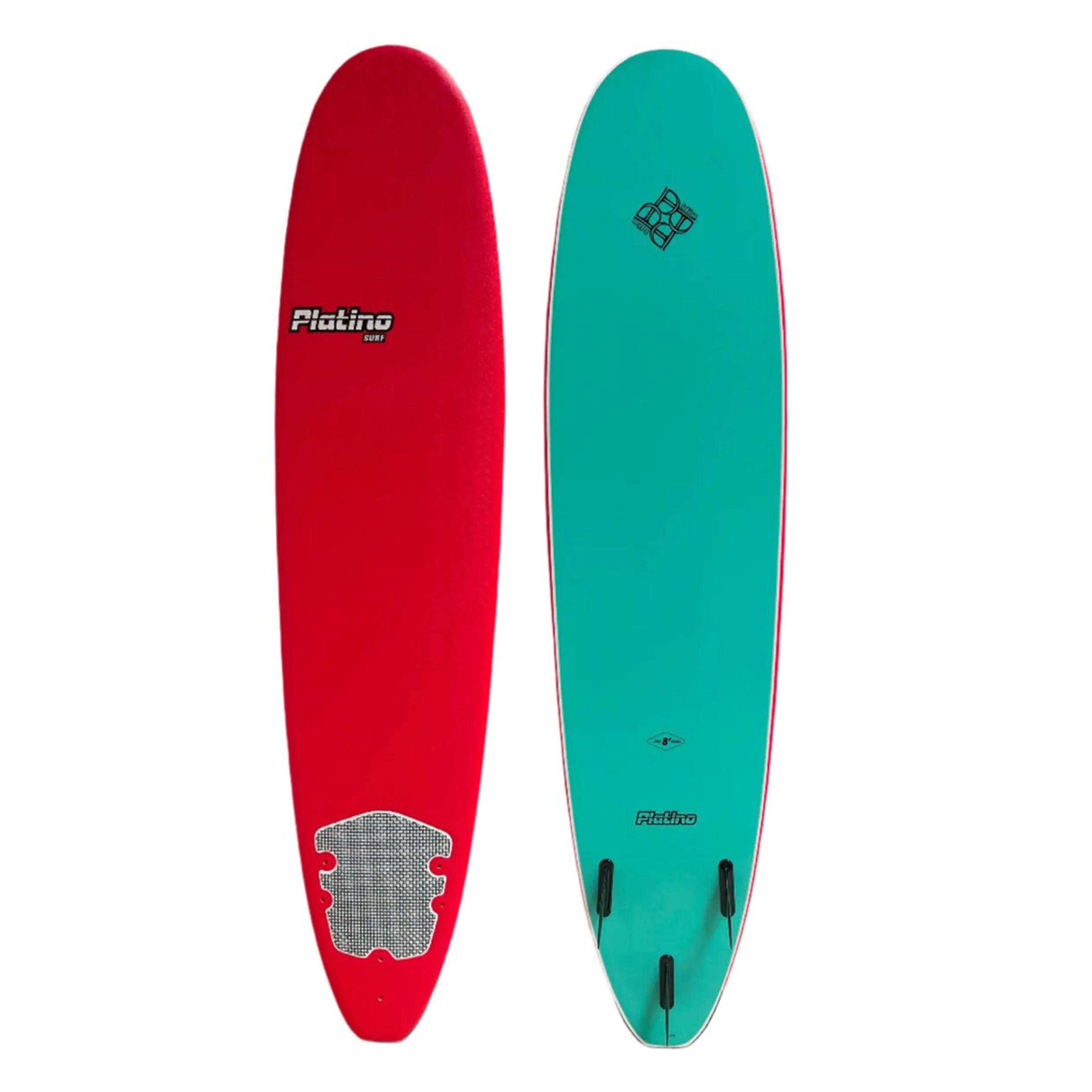 PLATINO 8'0 SOFTBOARD RED TURQUOISE