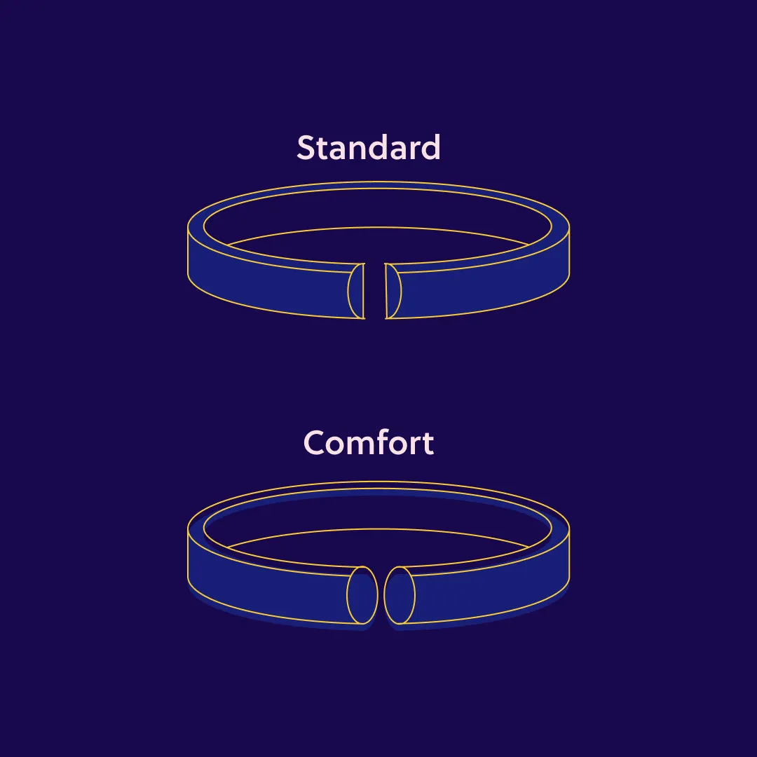 Platinum Mix Mirror Band
