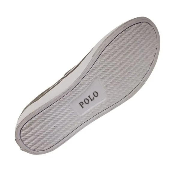 Polo Ralph Lauren Mens Thorton Grey Herringbone Sneakers