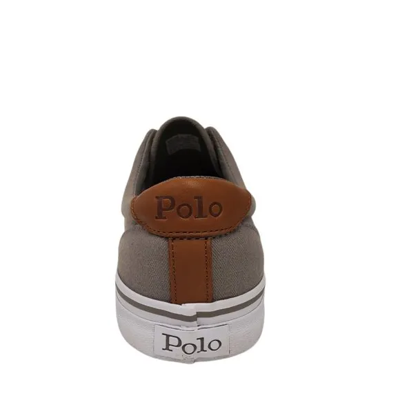 Polo Ralph Lauren Mens Thorton Grey Herringbone Sneakers