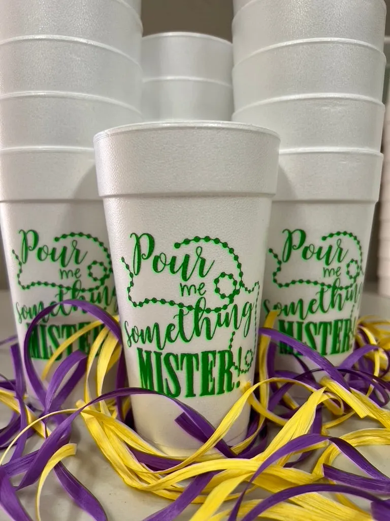Pour Me Something Mister Cups