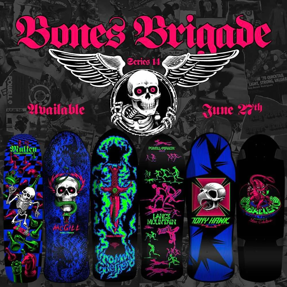 Powell Peralta Bones Brigade Lance Mountain Series 14 Blacklight