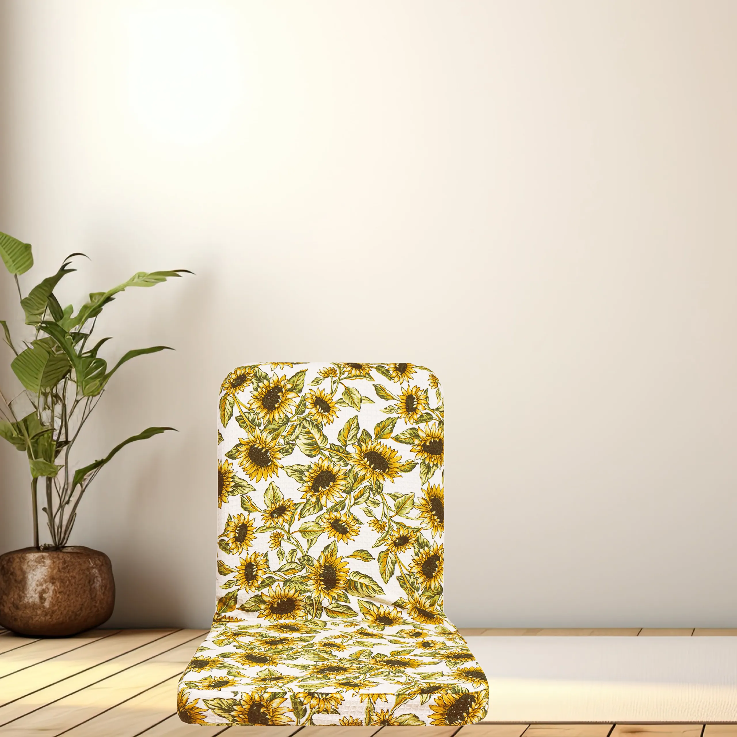 Premium Artistic Meditation Chair | Sunflower