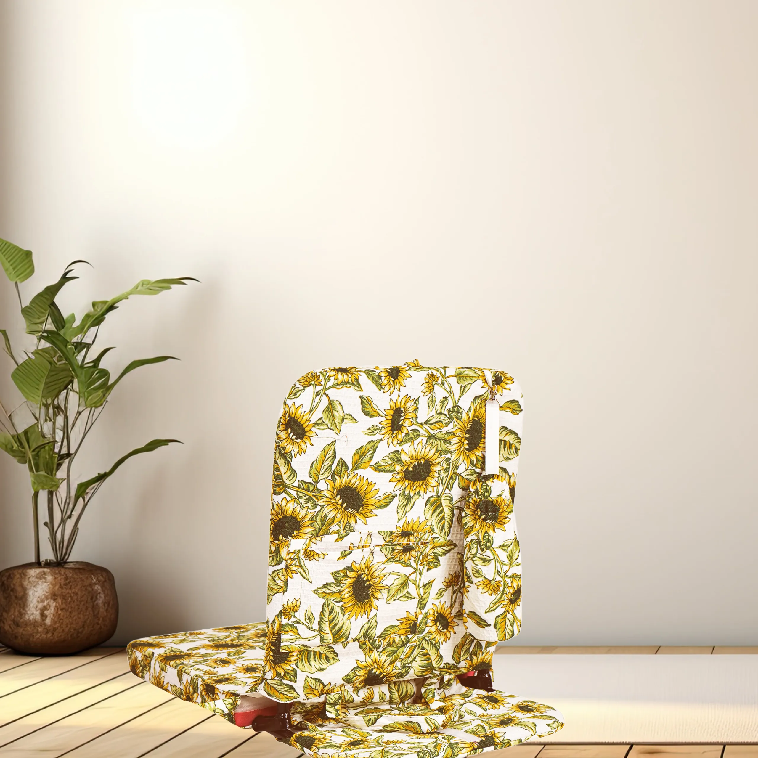 Premium Artistic Meditation Chair | Sunflower