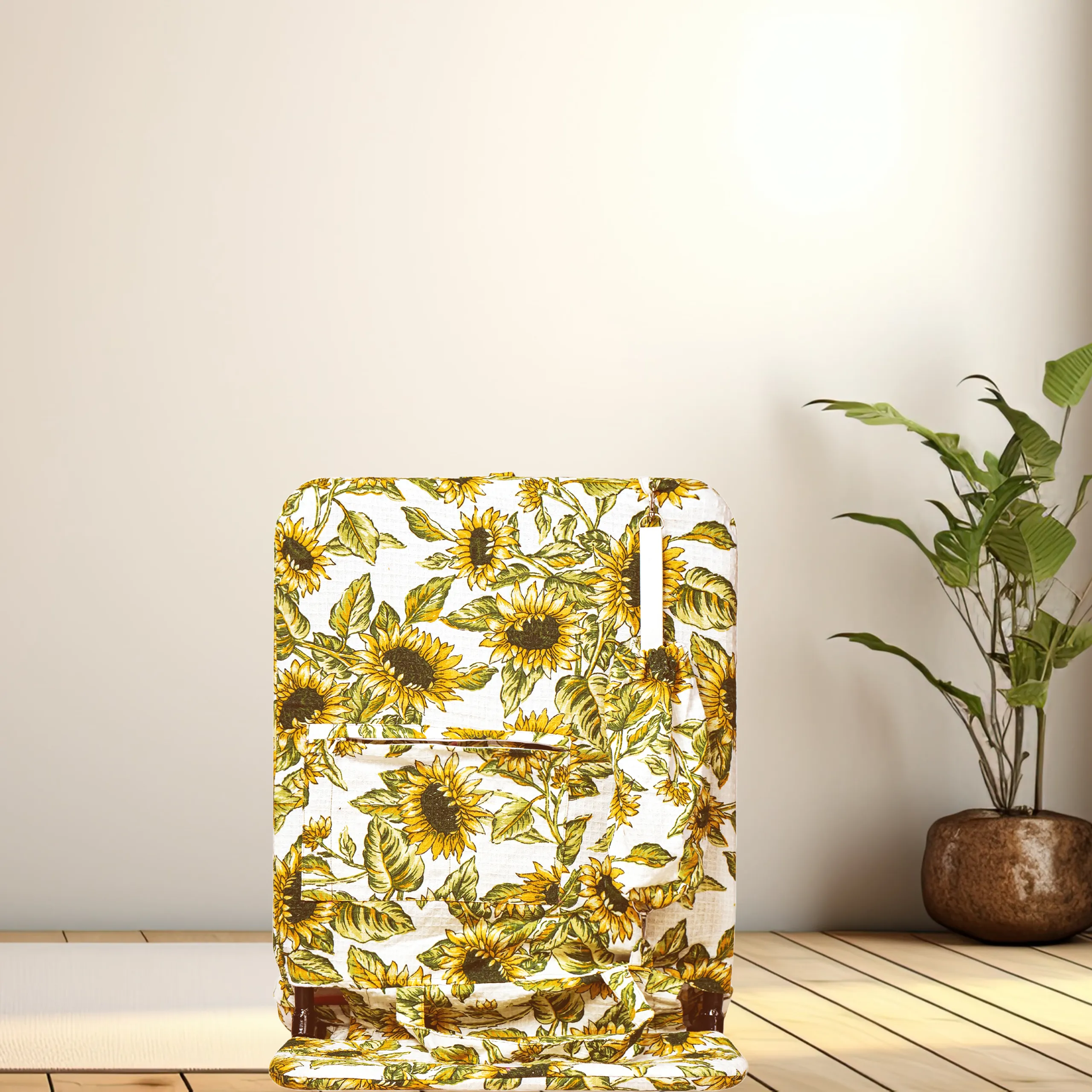 Premium Artistic Meditation Chair | Sunflower