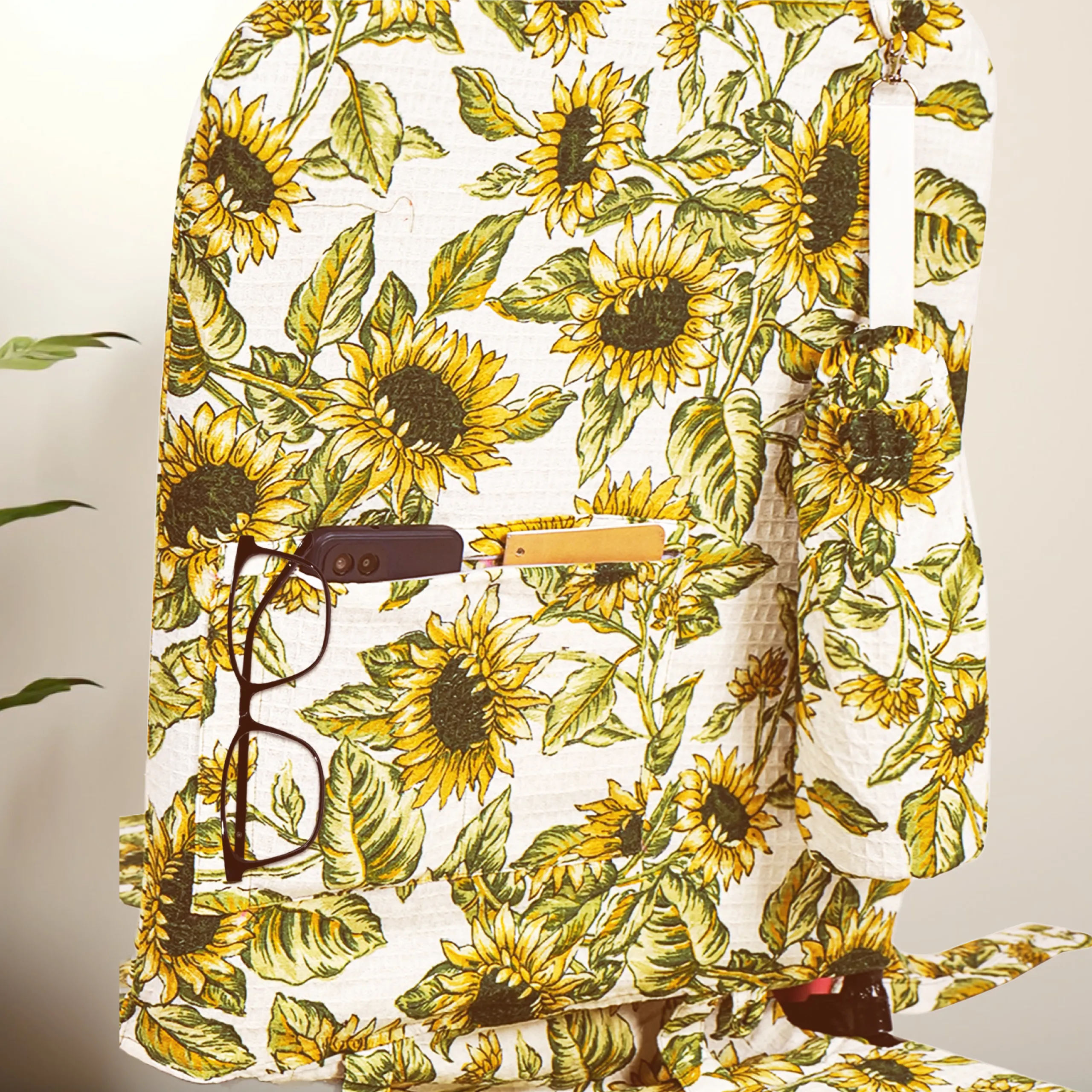 Premium Artistic Meditation Chair | Sunflower