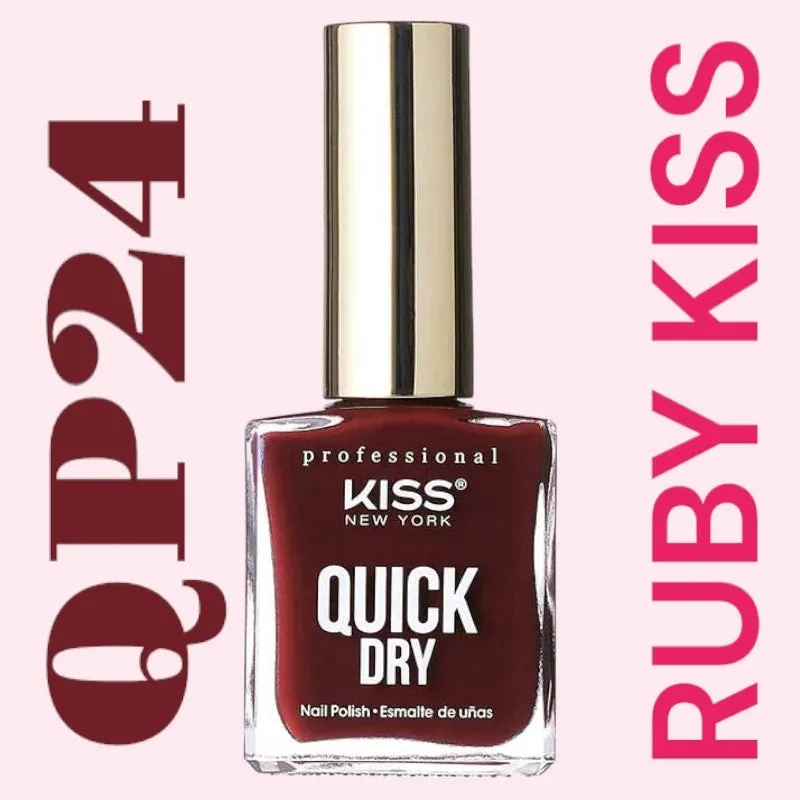 Quick Dry Nail Polish by Kiss New York Professional- Your Fast-Track to Glamour