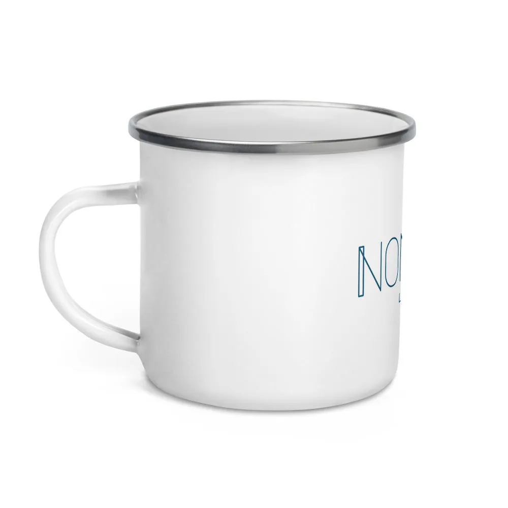 "Nomad'r- Navy" Enamel Mug