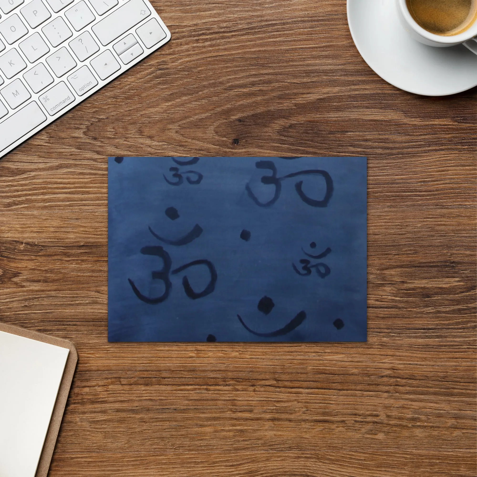 "OM" Greeting card