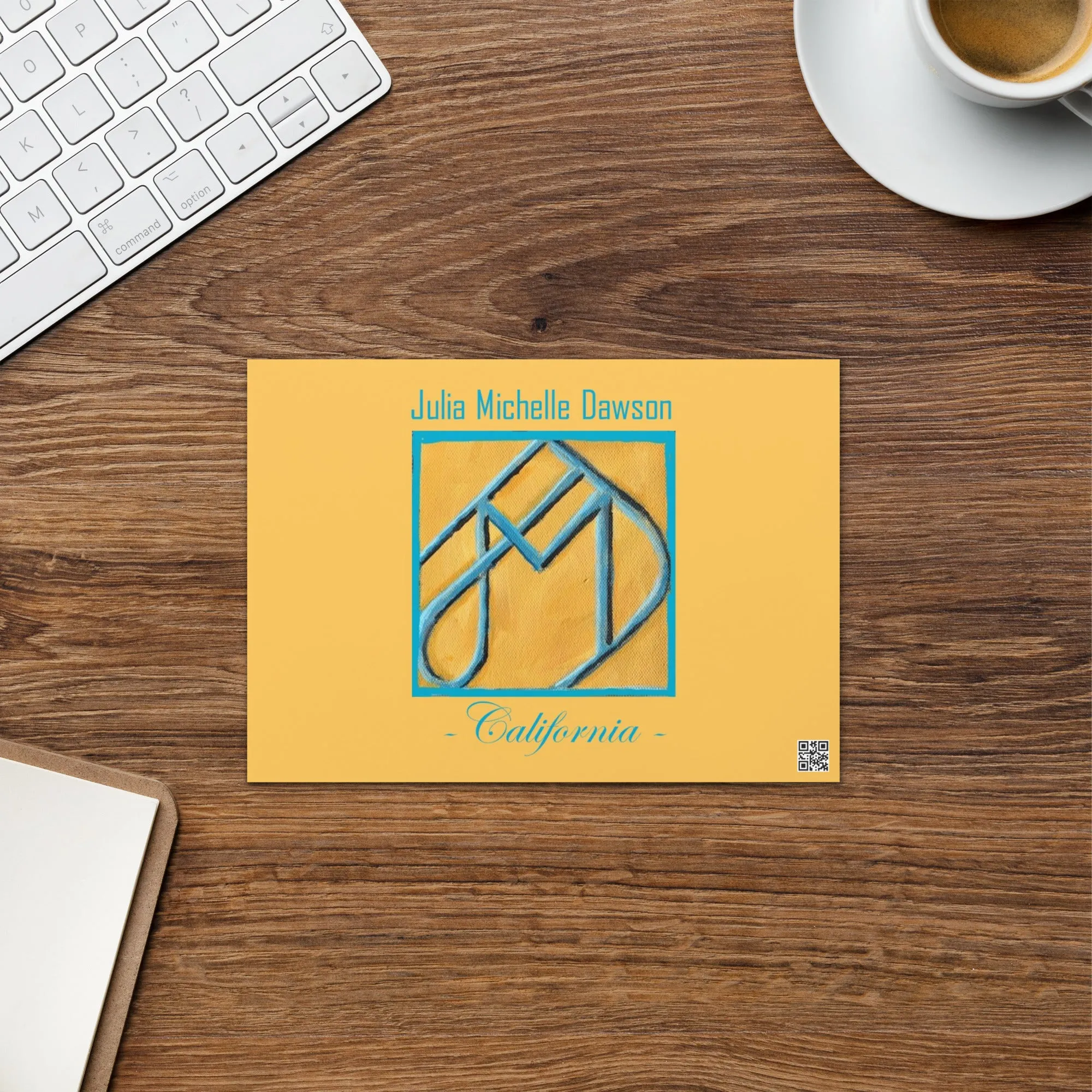 "OM" Greeting card
