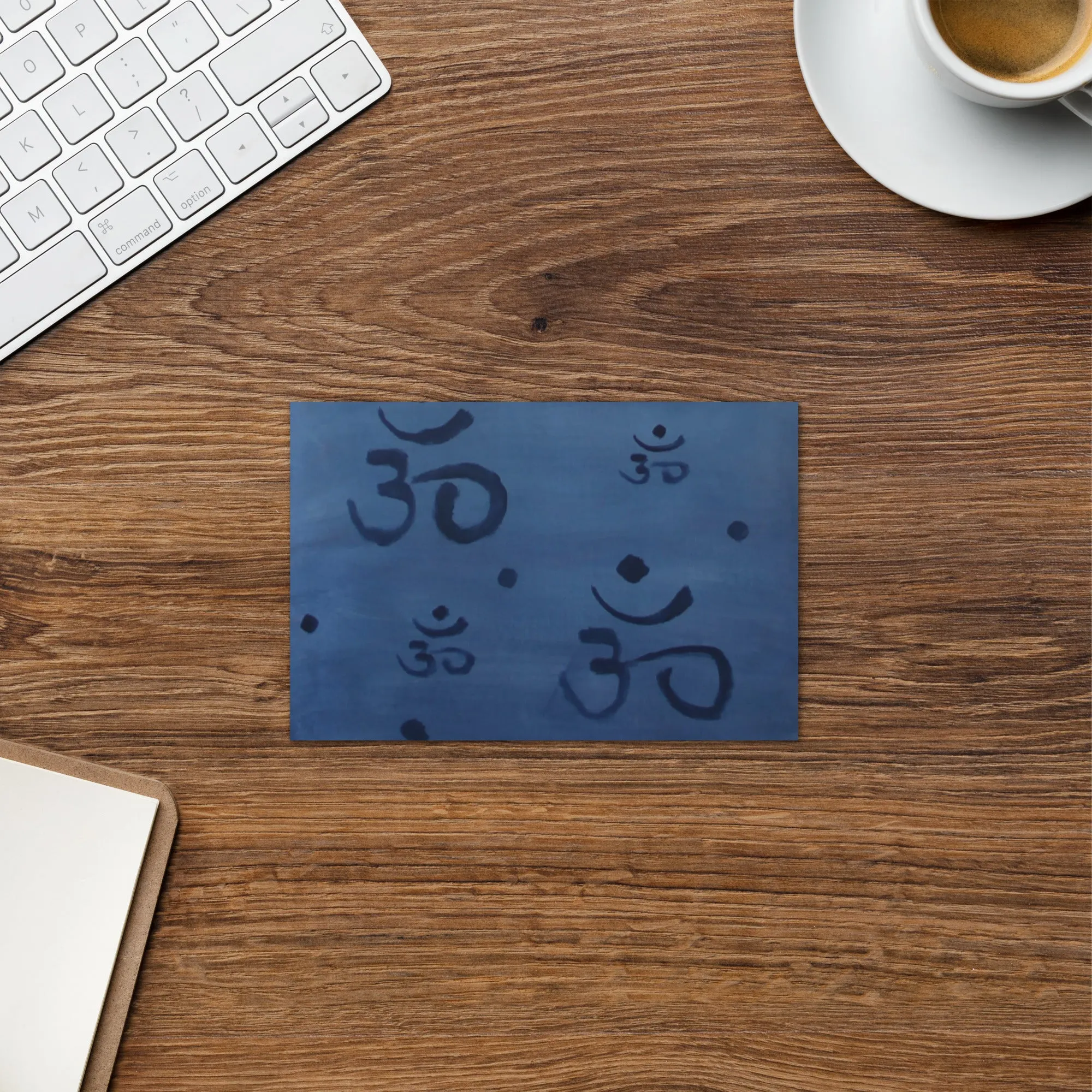 "OM" Greeting card