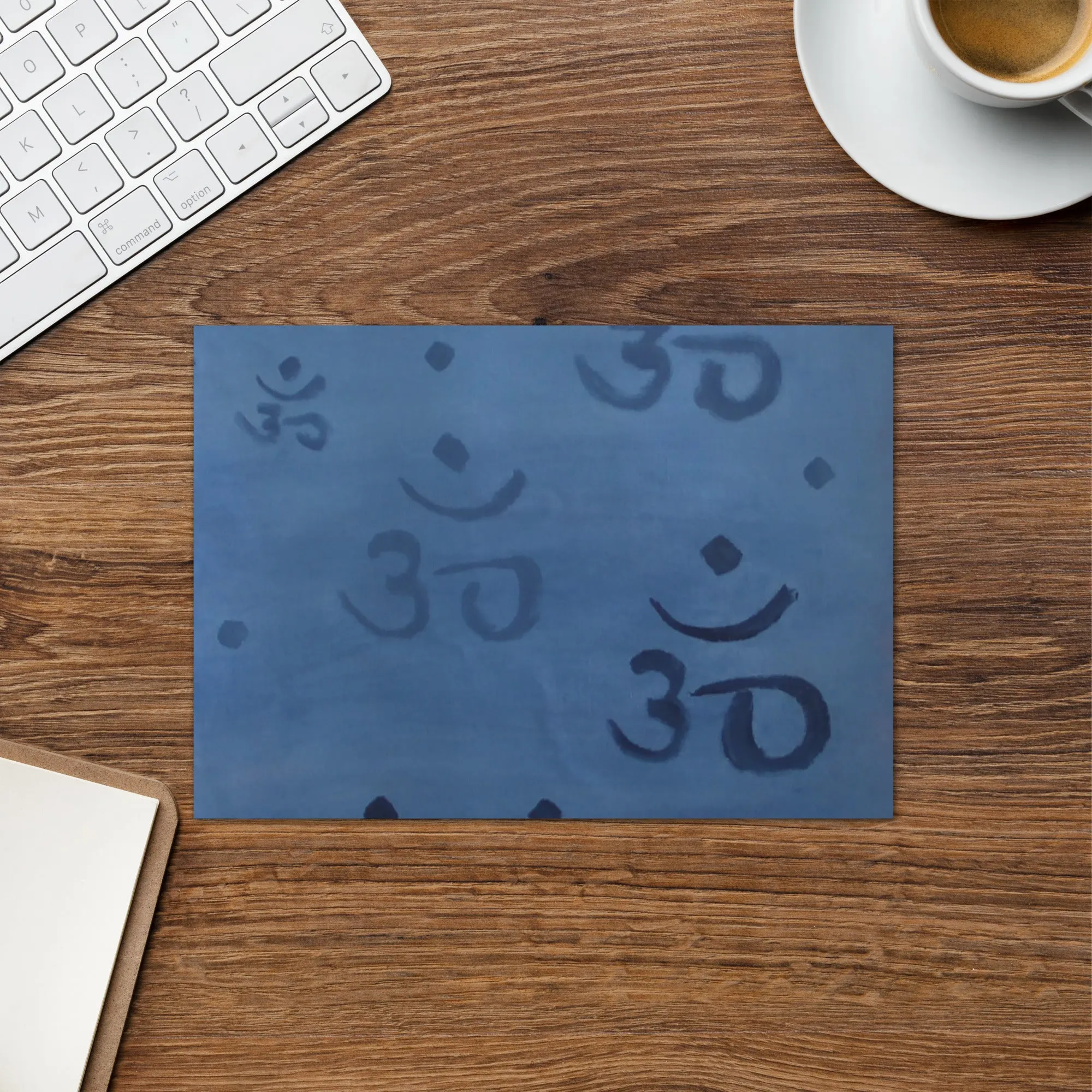 "OM" Greeting card