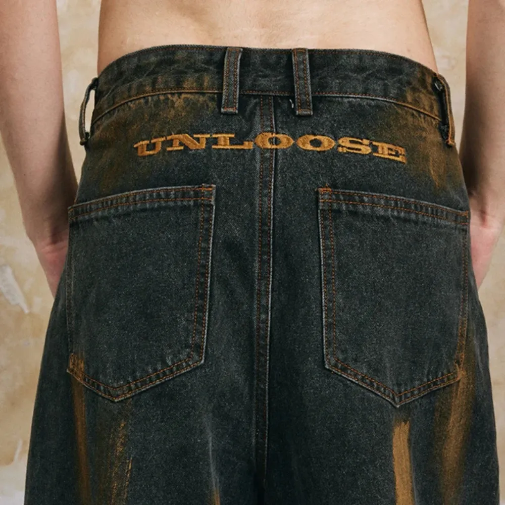 "Punk Raw Edge Distressed" Jeans