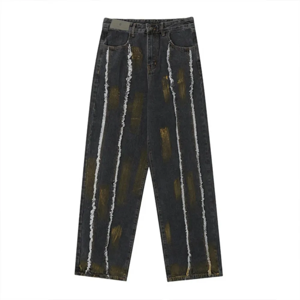 "Punk Raw Edge Distressed" Jeans