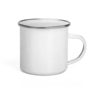 "Vitamin Ski- Pink" Enamel Mug