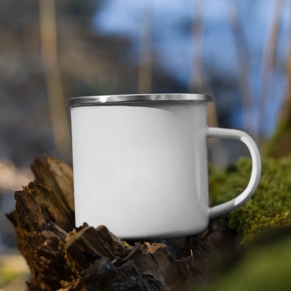 "Wanderlust Definition" Enamel Mug