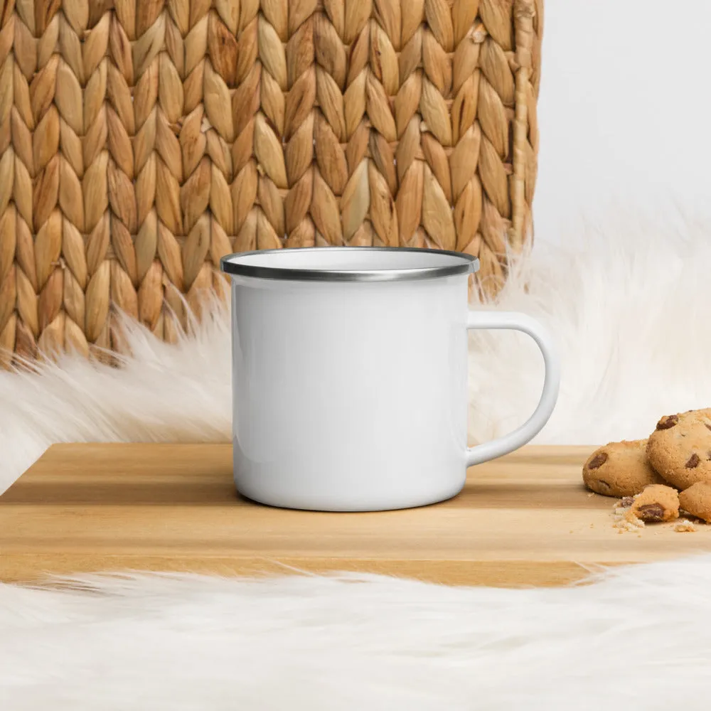 "Wanderlust Definition" Enamel Mug