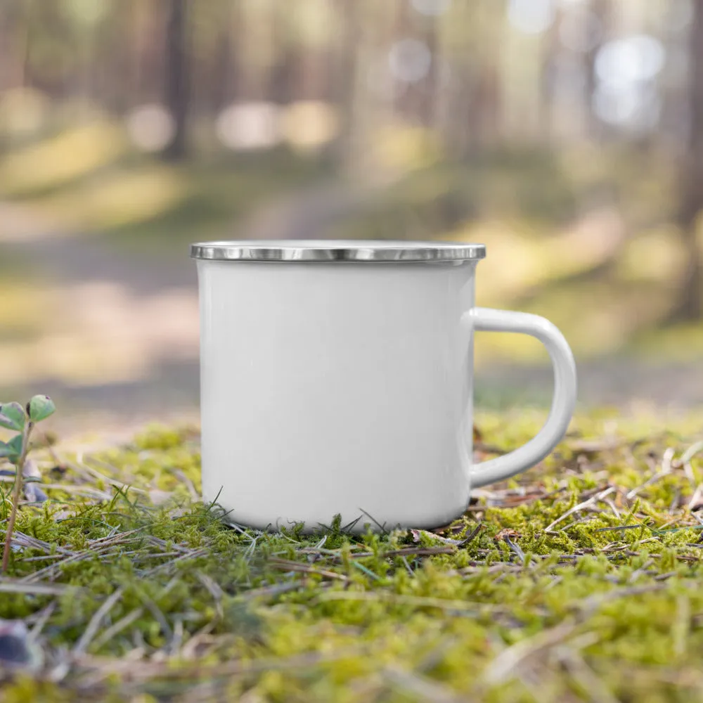 "Wanderlust Definition" Enamel Mug