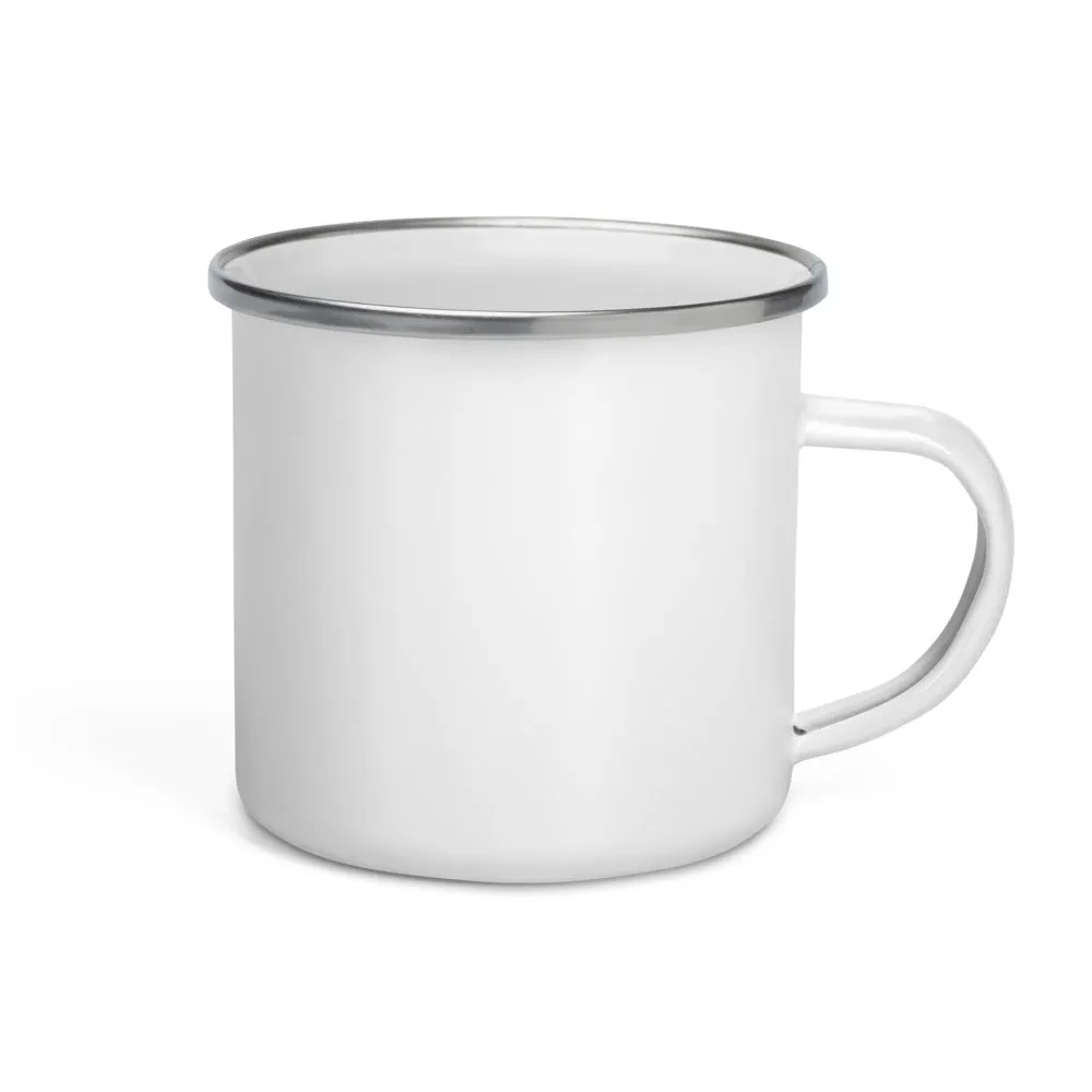 "Wanderlust Definition" Enamel Mug