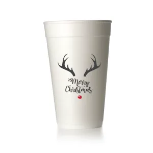 Reindeer Merry Christmas Cups