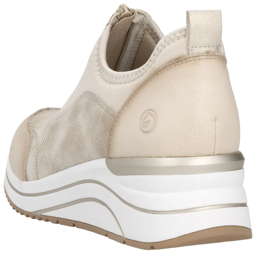 Remonte D0T08-61 (Hurley) Perlcreme Trainers