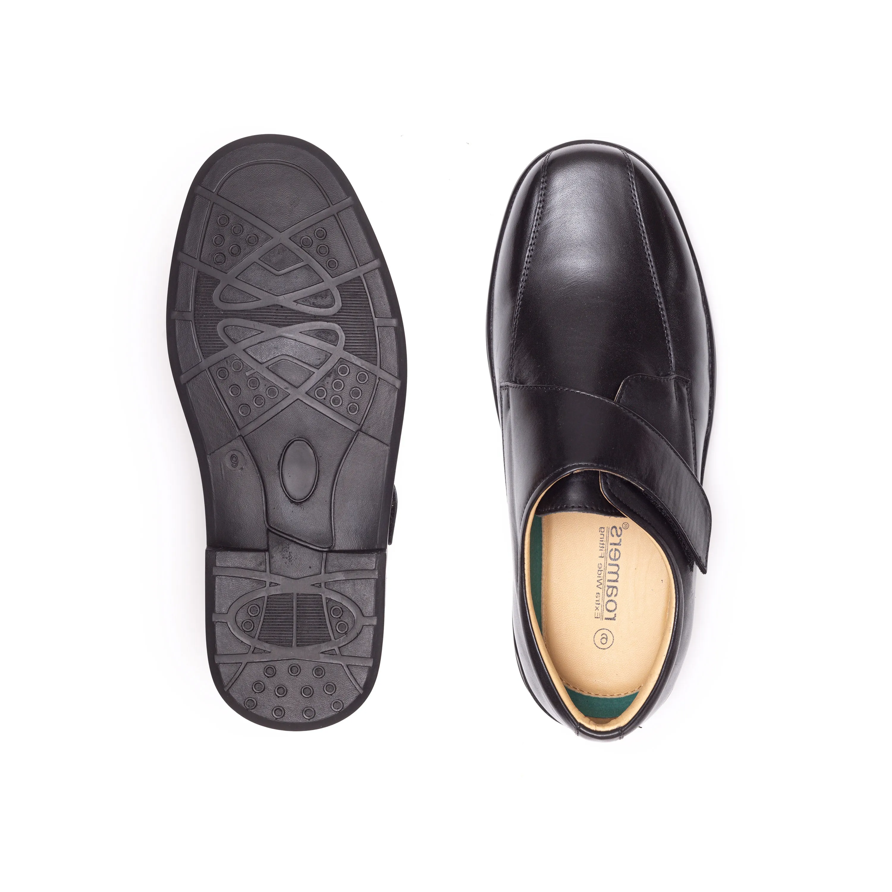 Roamers M435A Schuhe für Herren, weite Passform