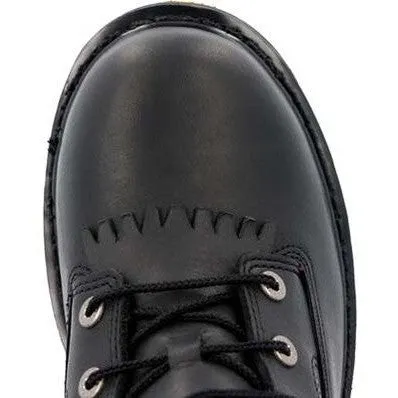 Rocky Men's Code Red HotShot 10" Soft Toe Logger Fire Boot- Black- RKD0119