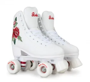 Rookie Quad Skate Rollerskates Rosa - White
