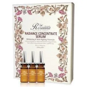 Rosanna Radiance Concentrate Serum - Whitening & Anti-Ageing Formula - 8ml x 3 Ampoules