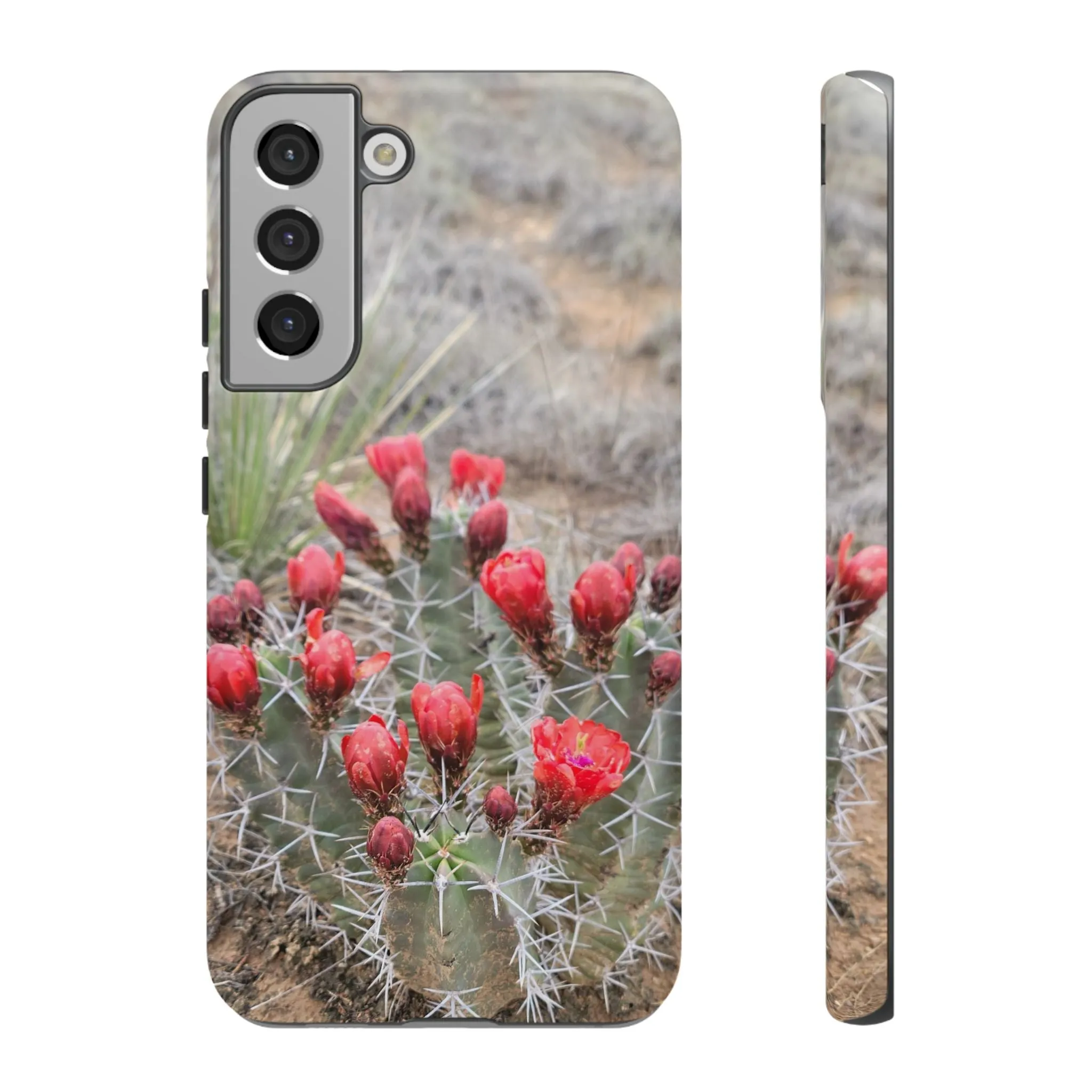 Samsung S10 - S25 Cactus Floral Tough Phone Case - Durable and Stylish Protection