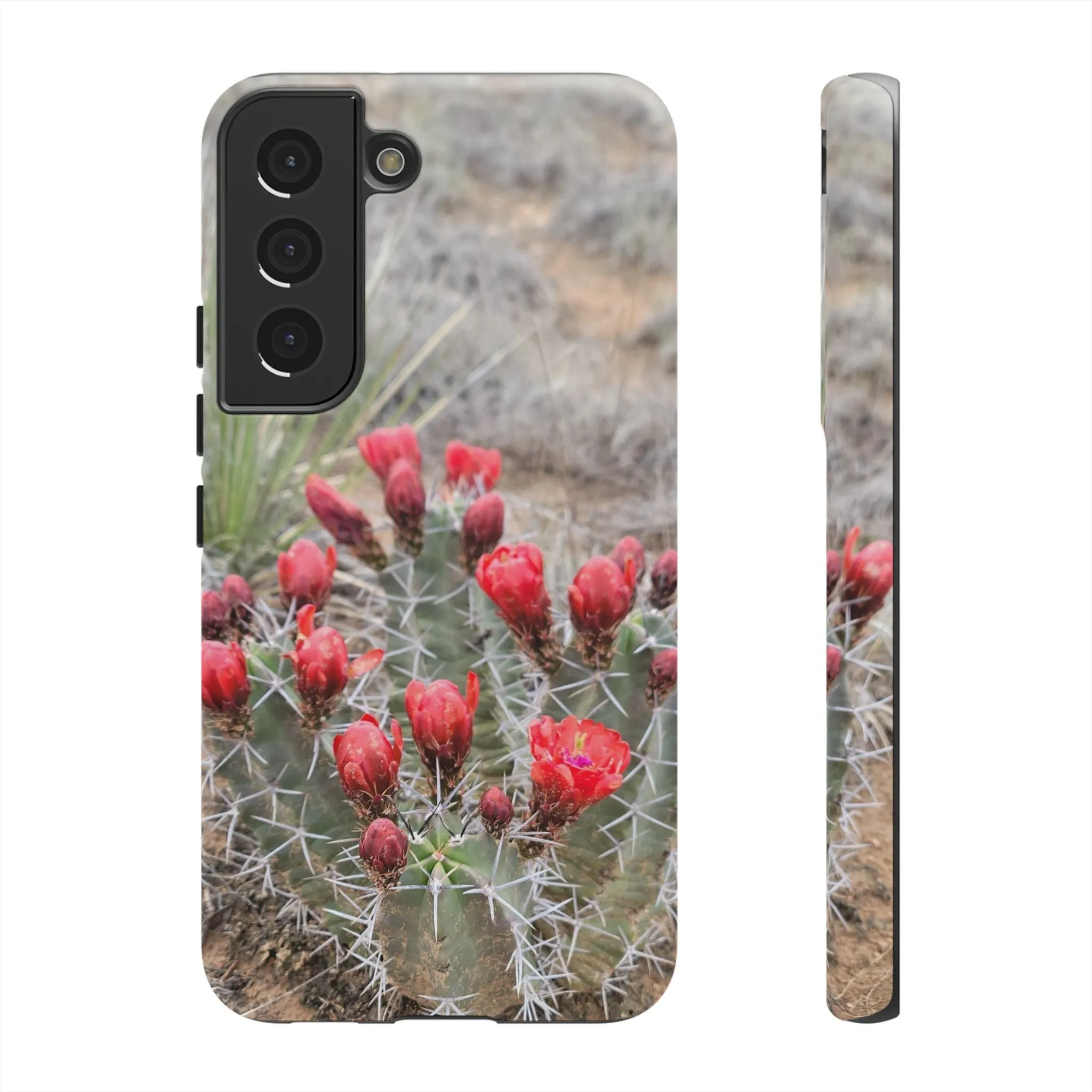 Samsung S10 - S25 Cactus Floral Tough Phone Case - Durable and Stylish Protection