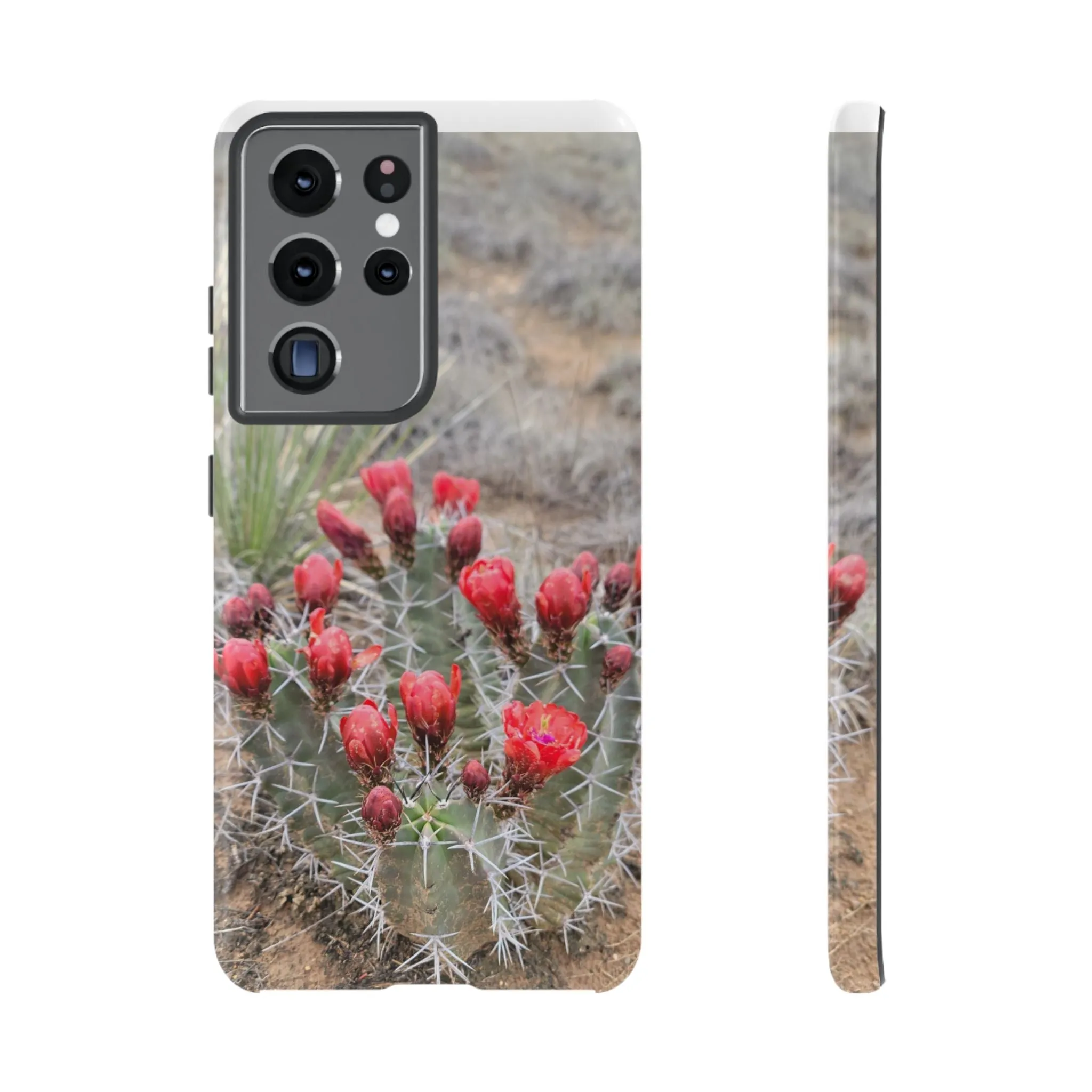 Samsung S10 - S25 Cactus Floral Tough Phone Case - Durable and Stylish Protection