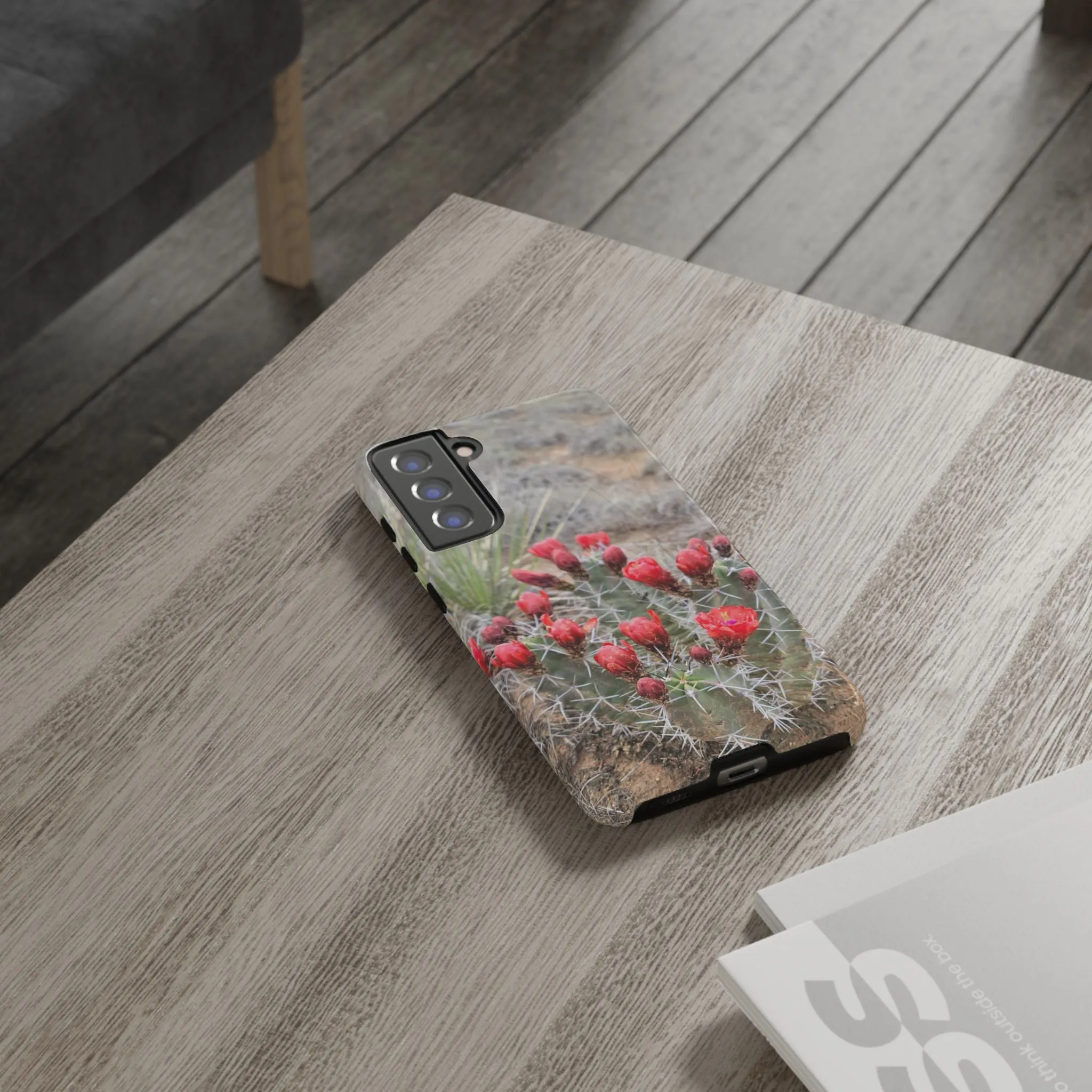 Samsung S10 - S25 Cactus Floral Tough Phone Case - Durable and Stylish Protection