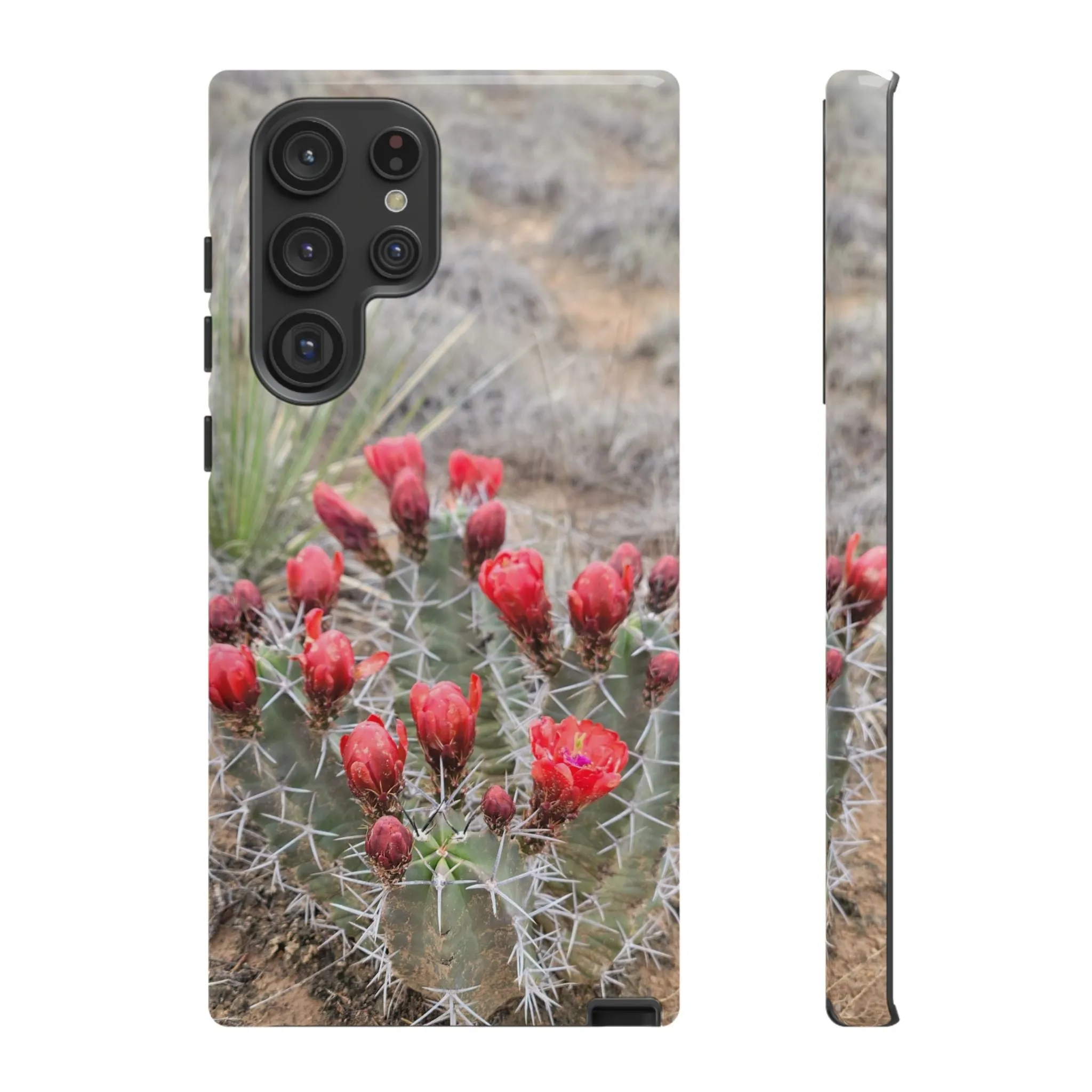 Samsung S10 - S25 Cactus Floral Tough Phone Case - Durable and Stylish Protection