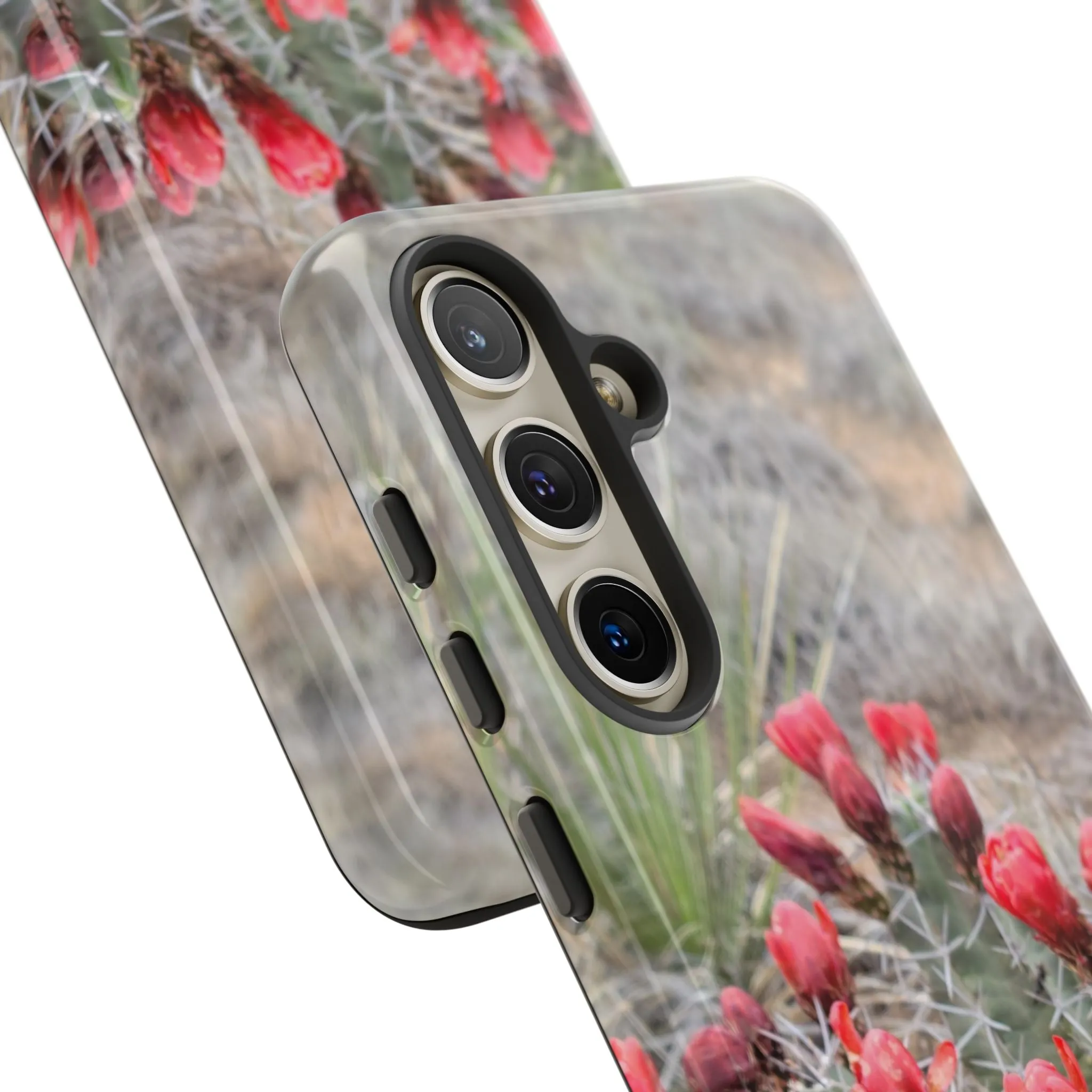 Samsung S10 - S25 Cactus Floral Tough Phone Case - Durable and Stylish Protection