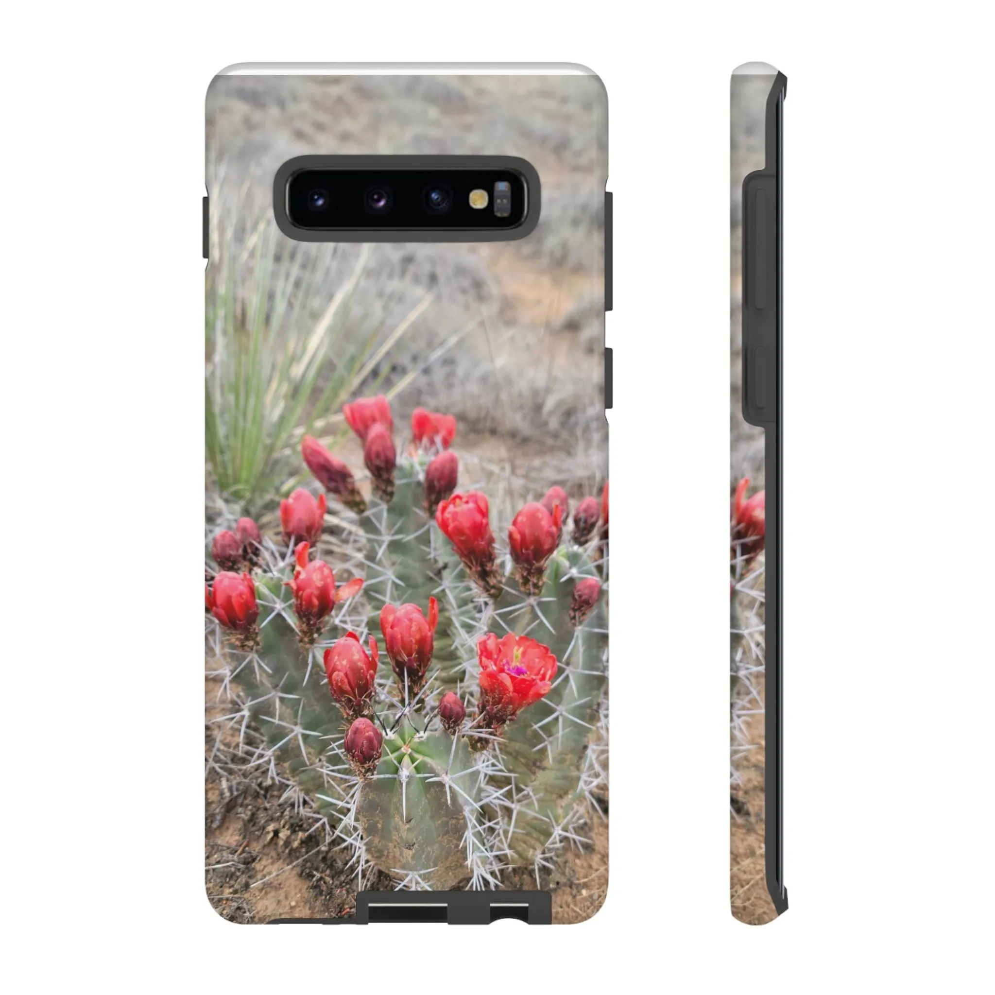 Samsung S10 - S25 Cactus Floral Tough Phone Case - Durable and Stylish Protection
