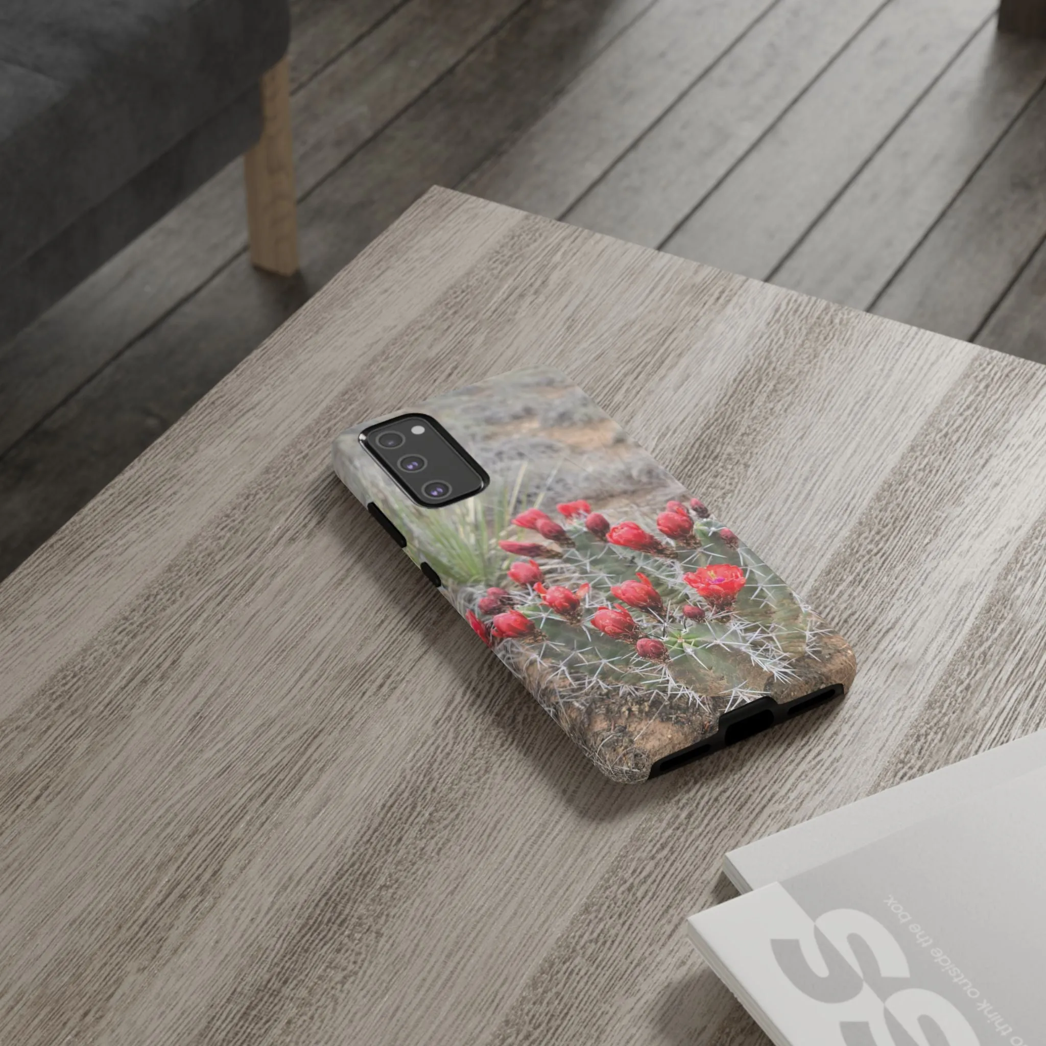 Samsung S10 - S25 Cactus Floral Tough Phone Case - Durable and Stylish Protection