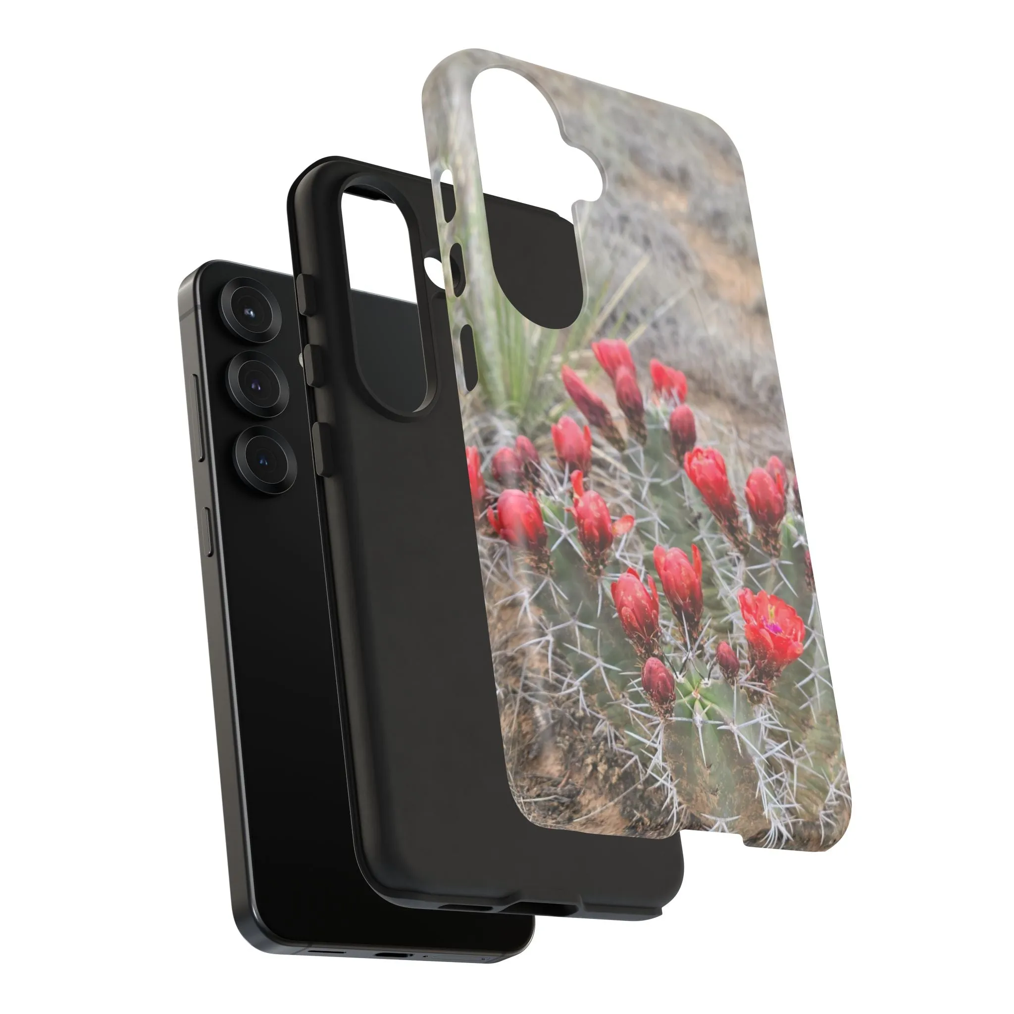 Samsung S10 - S25 Cactus Floral Tough Phone Case - Durable and Stylish Protection