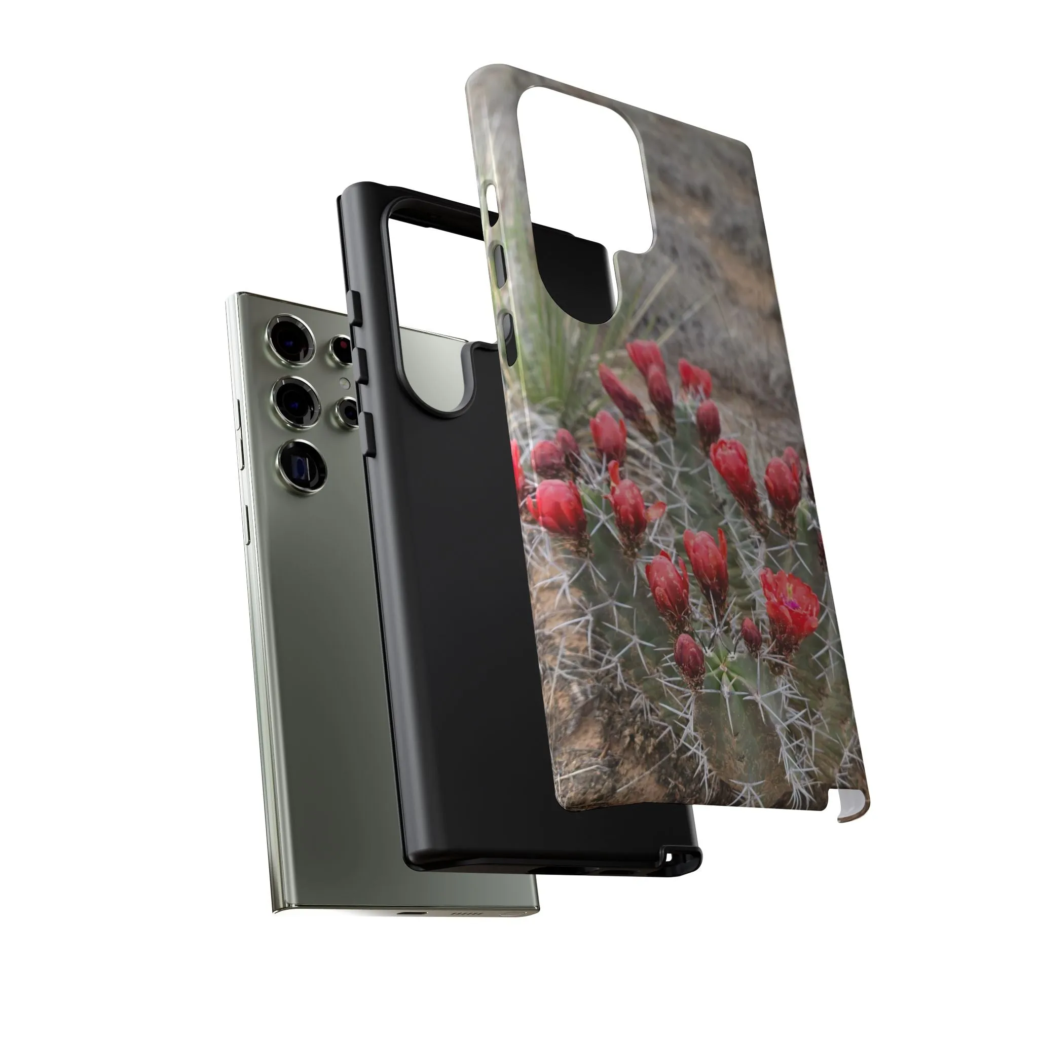 Samsung S10 - S25 Cactus Floral Tough Phone Case - Durable and Stylish Protection