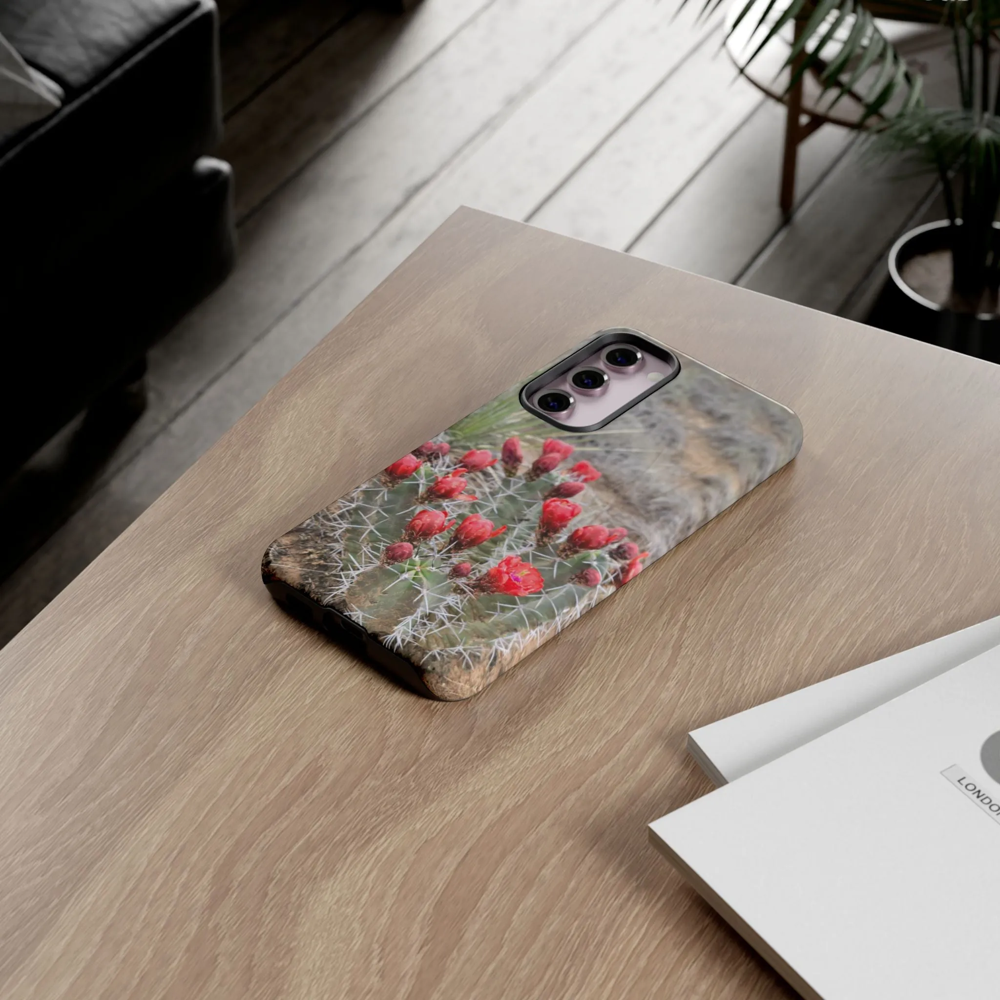 Samsung S10 - S25 Cactus Floral Tough Phone Case - Durable and Stylish Protection