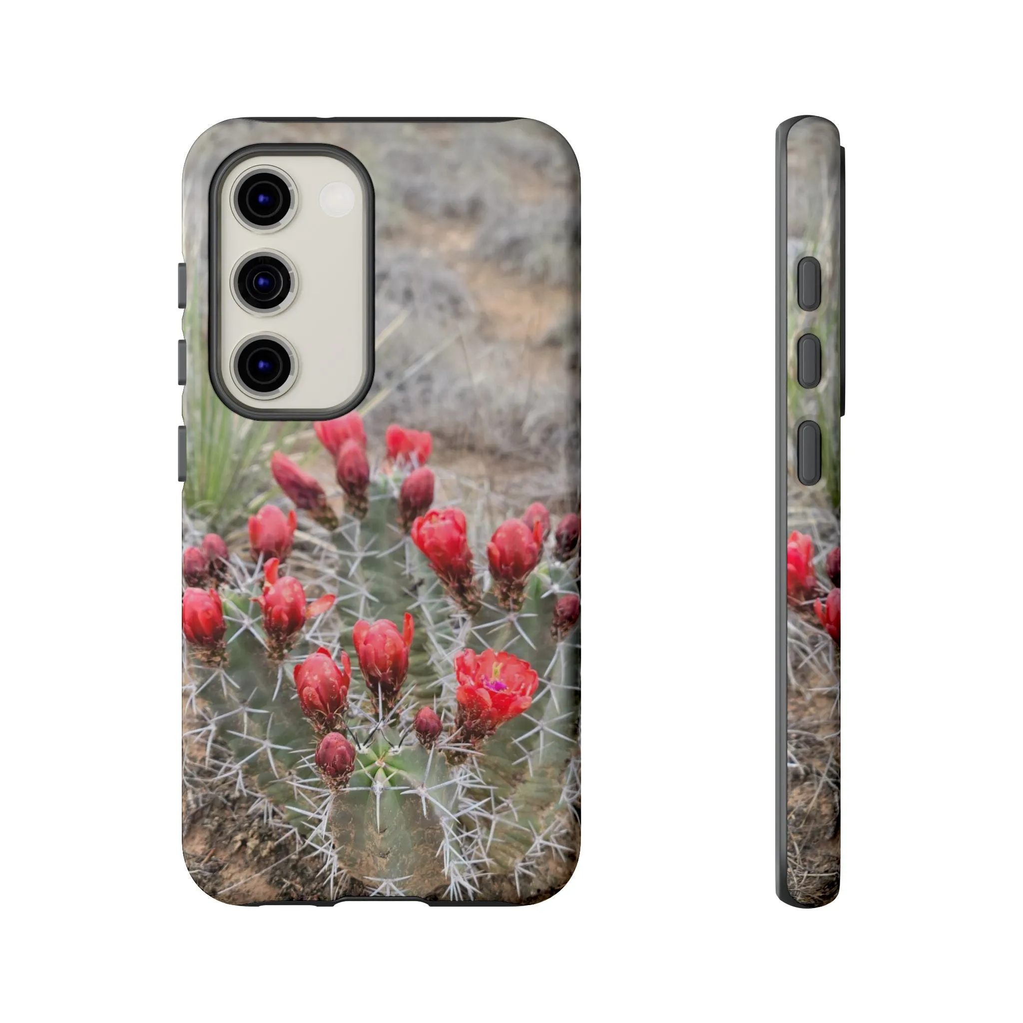 Samsung S10 - S25 Cactus Floral Tough Phone Case - Durable and Stylish Protection