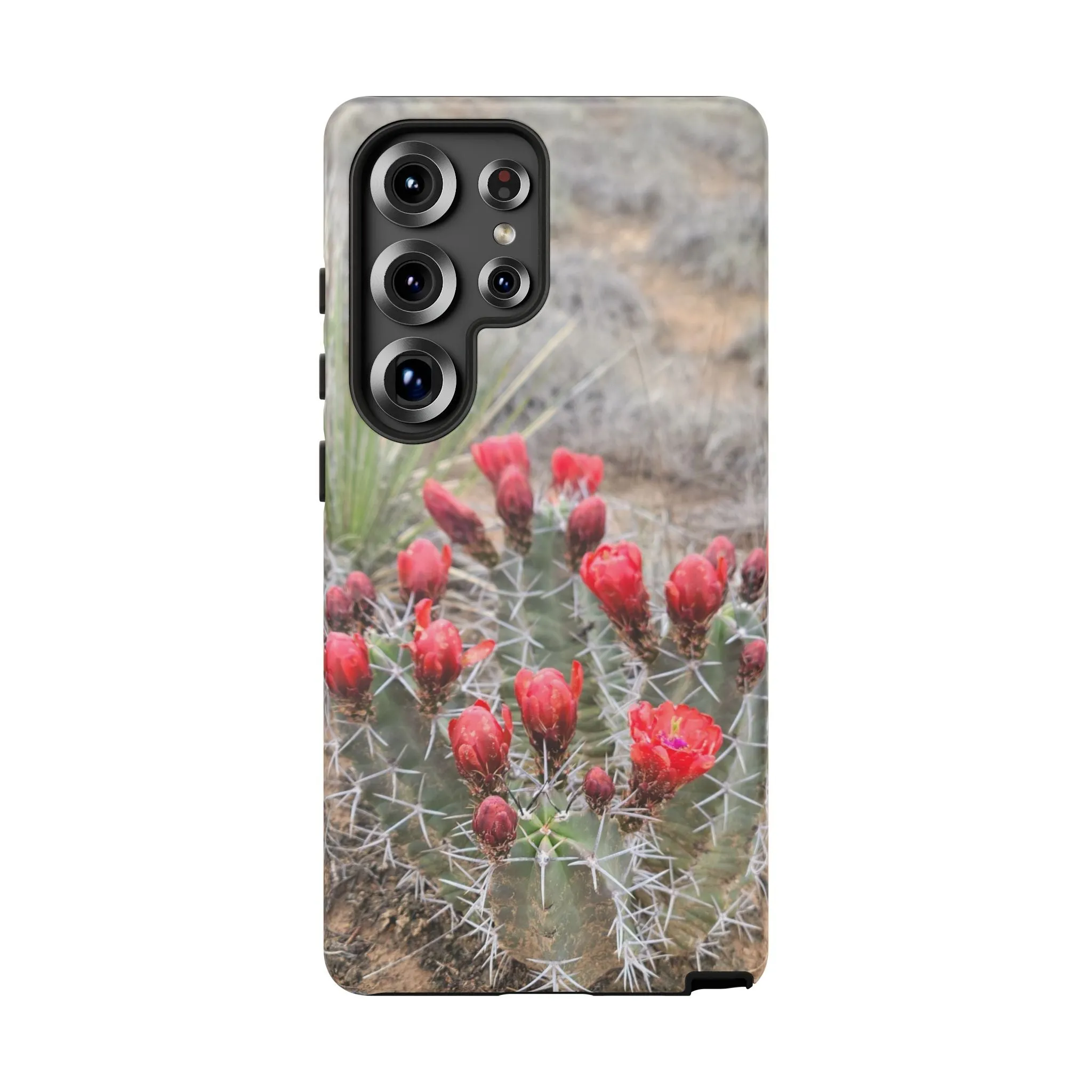 Samsung S10 - S25 Cactus Floral Tough Phone Case - Durable and Stylish Protection